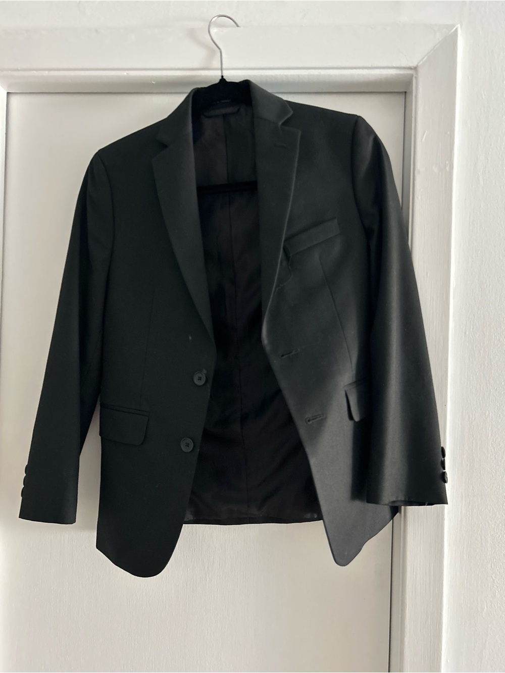 Joseph and Feiss Black Men's Two-Button Blazer